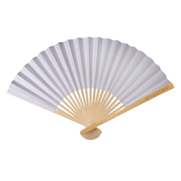 Bamboo Folding Handheld Fan Thumbnail