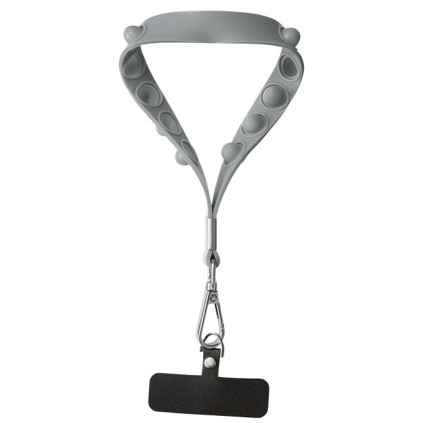 Push Pop Wrist Strap Keychain With Phone Holder Thumbnail