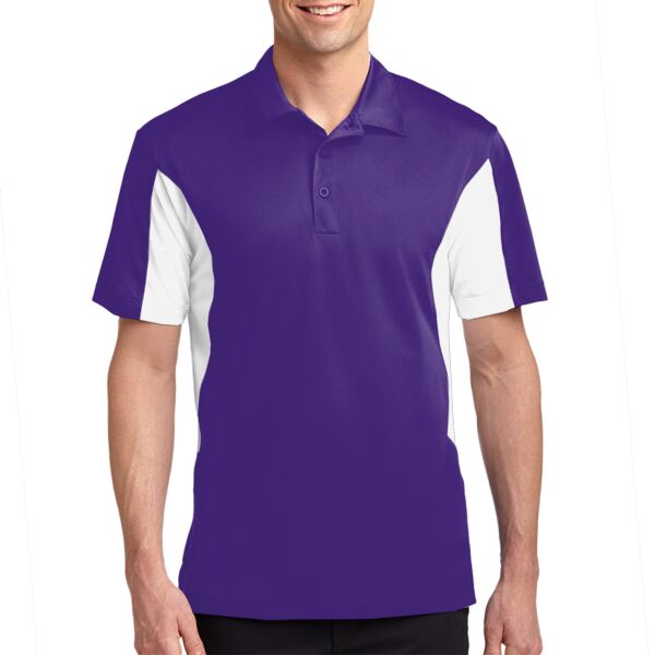 Side Blocked Micropique Sport Wick ® Polo Thumbnail