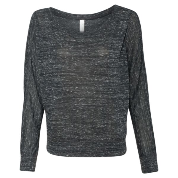 Women’s Flowy Off Shoulder Long Sleeve Tee Thumbnail