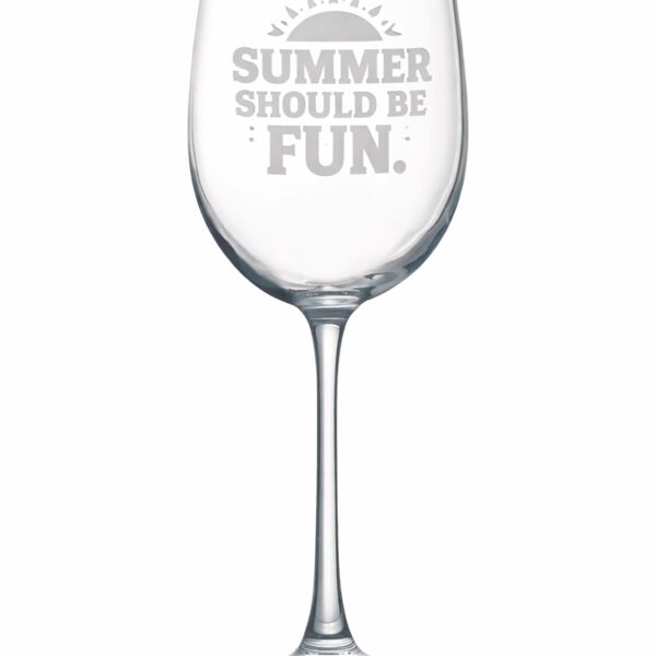 Summer Should Be Fun – 19 oz. Wine Glass Thumbnail